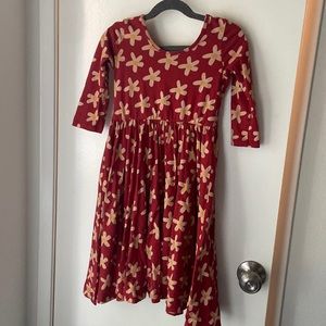 Red Floral Alice + Ames Dress